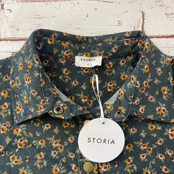 Storia Romper Florar Jumpsuit Women S Spring Summer Short Sleeve Shorts Pockets - Picture 2 of 14